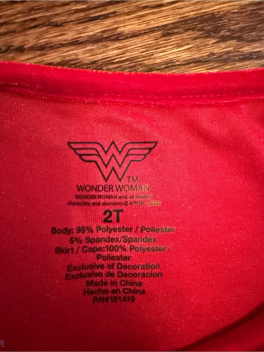 Wonder Woman Toddler Costume